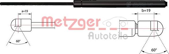 Metzger 2110483 - Газова пружина, кришка багажник autozip.com.ua