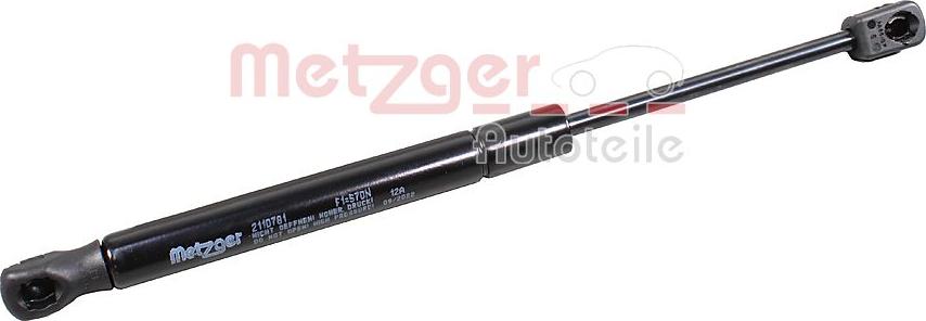 Metzger 2110781 - Газова пружина, кришка багажник autozip.com.ua