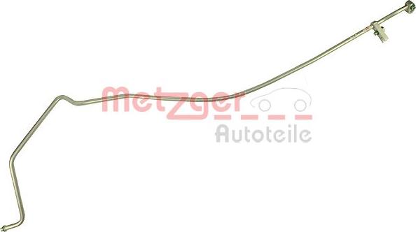 Metzger 2360016 - Трубопровід високого / низького тиску, кондиціонер autozip.com.ua