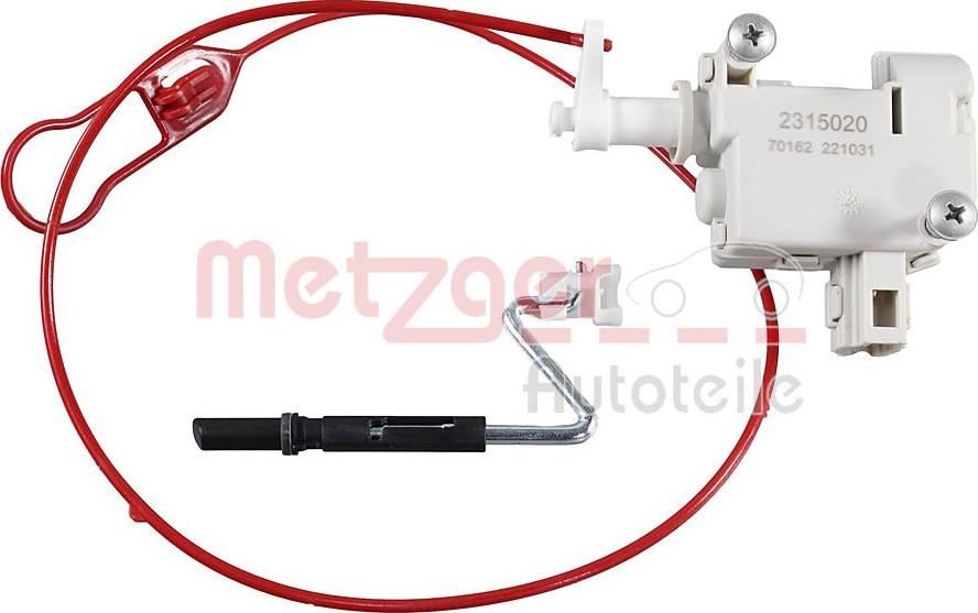 Metzger 2315020 - Регулювальний елемент, центральнийзамок autozip.com.ua