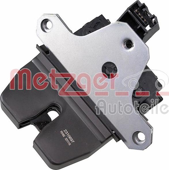 Metzger 2310697 - Замок задніх дверей autozip.com.ua