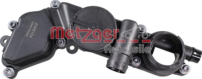Metzger 2385154 - Маслознімний щиток, вентиляція картера autozip.com.ua