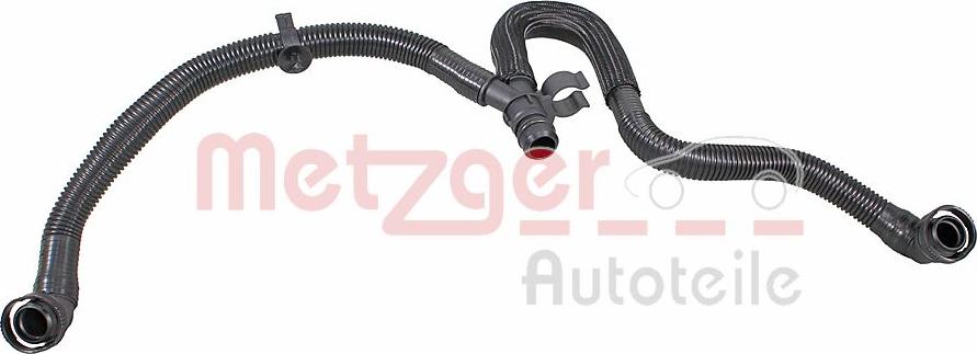 Metzger 2380198 - Шланг, воздухоотвод кришки головки циліндра autozip.com.ua