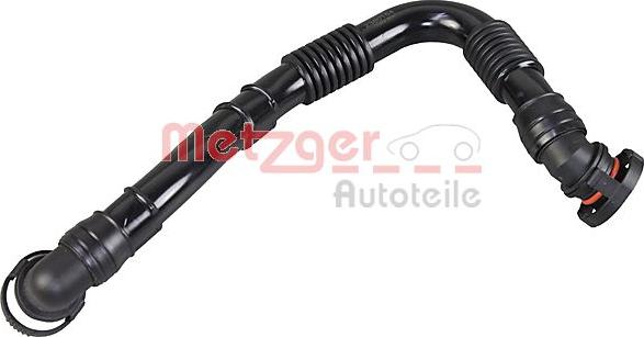 Metzger 2380154 - Шланг, воздухоотвод кришки головки циліндра autozip.com.ua
