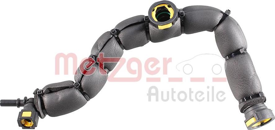 Metzger 2380174 - Шланг, воздухоотвод кришки головки циліндра autozip.com.ua