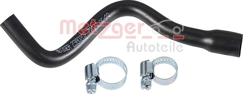 Metzger 2380202 - Шланг, вентиляція картера autozip.com.ua