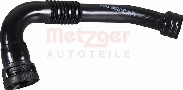 Metzger 2380225 - Шланг, воздухоотвод кришки головки циліндра autozip.com.ua