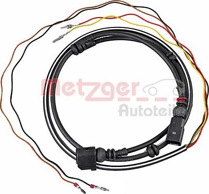 Metzger 2324120 - Ремонтний комплект кабелю, датчик частоти обертання колеса autozip.com.ua