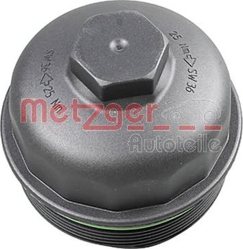 Metzger 2370071 - Кришка, корпус масляного фільтра autozip.com.ua