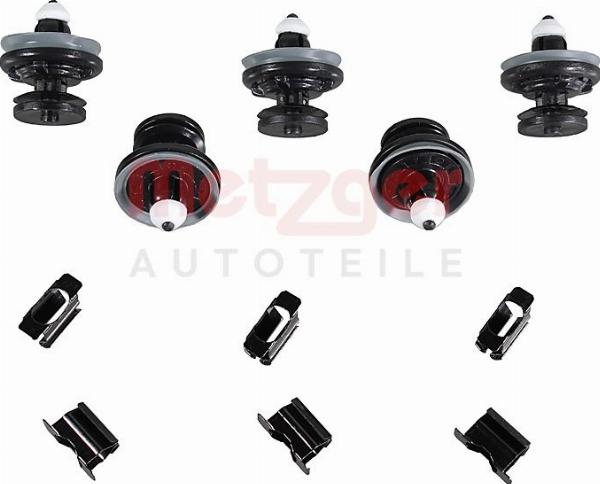 Metzger 2280102 - Комплект кліпс, внутрішнє оздоблення салону autozip.com.ua
