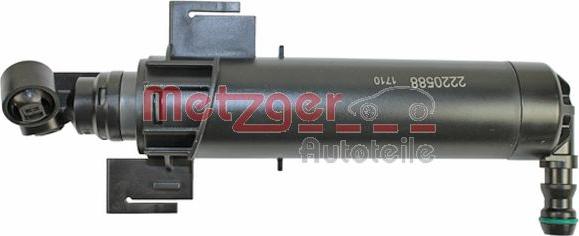 Metzger 2220588 - Розпилювач, форсунка, система очищення фар autozip.com.ua