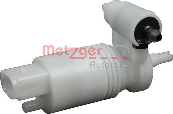 Metzger 2220043 - Водяний насос, система очищення вікон autozip.com.ua
