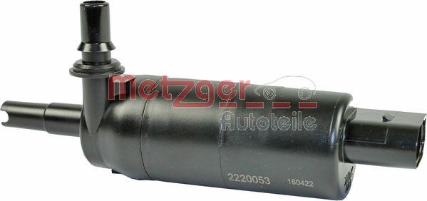 Metzger 2220053 - Водяний насос, система очищення фар autozip.com.ua