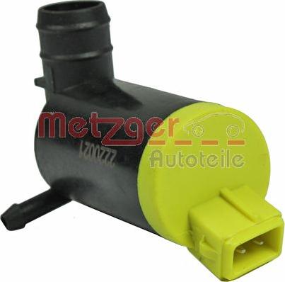 Metzger 2220021 - Водяний насос, система очищення вікон autozip.com.ua