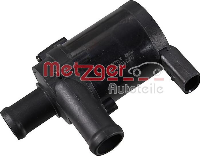 Metzger 2221034 - Додатковий водяний насос autozip.com.ua