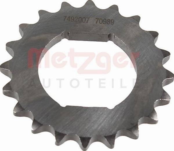 Metzger 7492007 - Шестерня, колінчастий вал autozip.com.ua