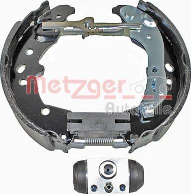 Metzger KV 9603 - Комплект гальм, барабанний механізм autozip.com.ua