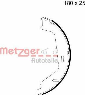 Metzger MG 998 - Комплект гальм, ручник, парковка autozip.com.ua