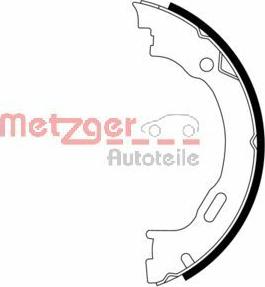 Metzger MG 954 - Комплект гальм, ручник, парковка autozip.com.ua