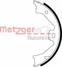 Metzger MG 969 - Комплект гальм, ручник, парковка autozip.com.ua