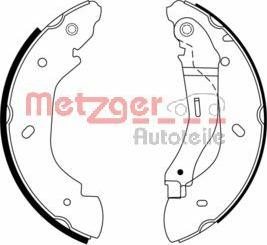 Metzger MG 966 - Комплект гальм, барабанний механізм autozip.com.ua