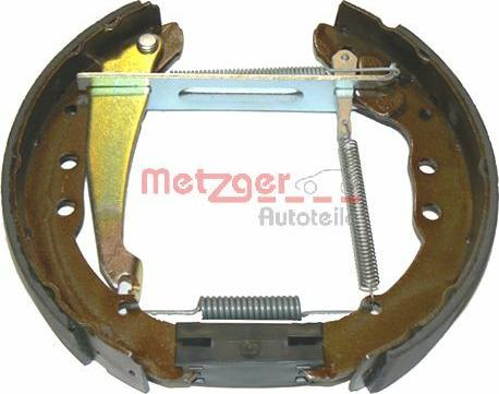 Metzger MG 572V - Комплект гальм, барабанний механізм autozip.com.ua