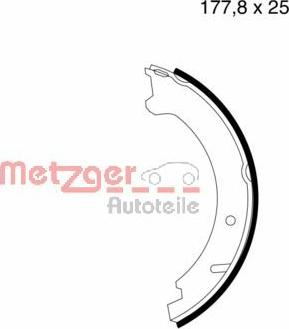 Metzger MG 629 - Комплект гальм, ручник, парковка autozip.com.ua