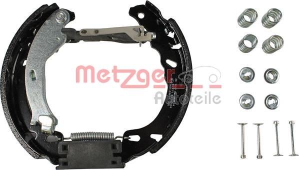 Metzger MG 828V - Комплект гальм, барабанний механізм autozip.com.ua