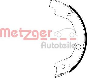 Metzger MG 225 - Комплект гальм, ручник, парковка autozip.com.ua