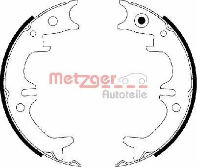 Metzger MG 220 - Комплект гальм, ручник, парковка autozip.com.ua