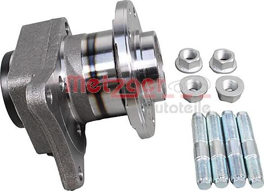 Metzger WM 6577 - Комплект підшипника маточини колеса autozip.com.ua