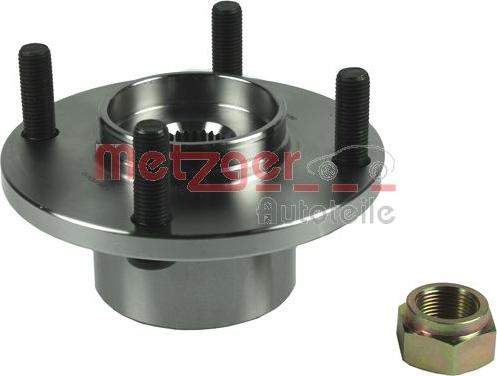 Metzger WM 6680 - Комплект підшипника маточини колеса autozip.com.ua