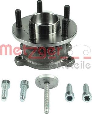 Metzger WM 6638 - Комплект підшипника маточини колеса autozip.com.ua