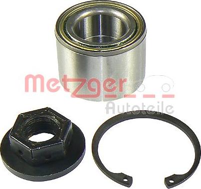 Metzger WM 1128 - Комплект підшипника маточини колеса autozip.com.ua