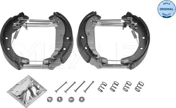 Meyle 614 533 0009/K - Комплект гальм, барабанний механізм autozip.com.ua