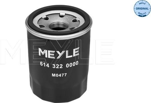 Meyle 614 322 0000 - Масляний фільтр autozip.com.ua