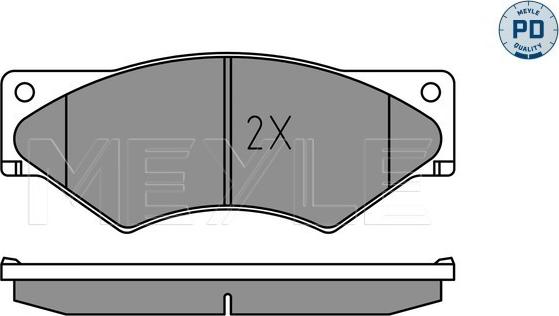 Meyle 025 291 0720/PD - Гальмівні колодки, дискові гальма autozip.com.ua