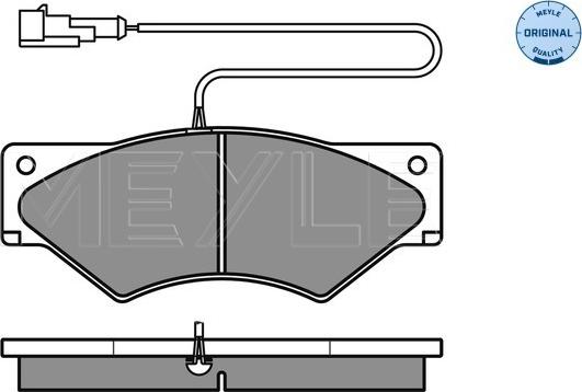 Meyle 025 291 0720/W - Гальмівні колодки, дискові гальма autozip.com.ua