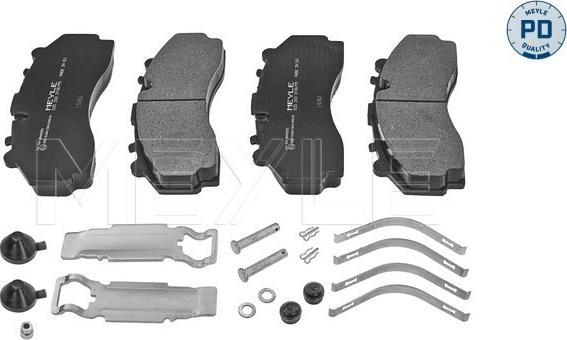 Meyle 025 293 3130/PD - Гальмівні колодки, дискові гальма autozip.com.ua