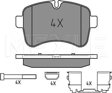 Meyle 025 292 3221 - Гальмівні колодки, дискові гальма autozip.com.ua