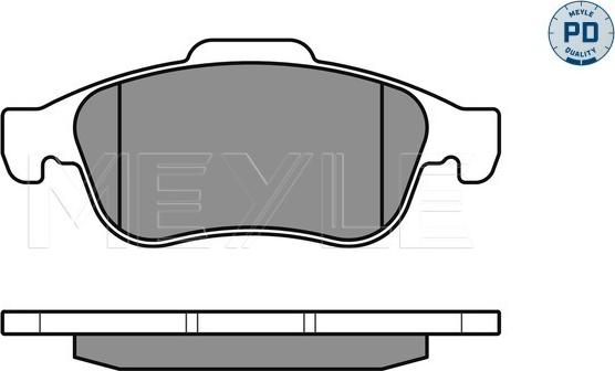 Meyle 025 249 1418/PD - Гальмівні колодки, дискові гальма autozip.com.ua