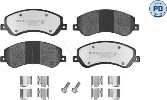 Meyle 025 244 8418/PD - Гальмівні колодки, дискові гальма autozip.com.ua