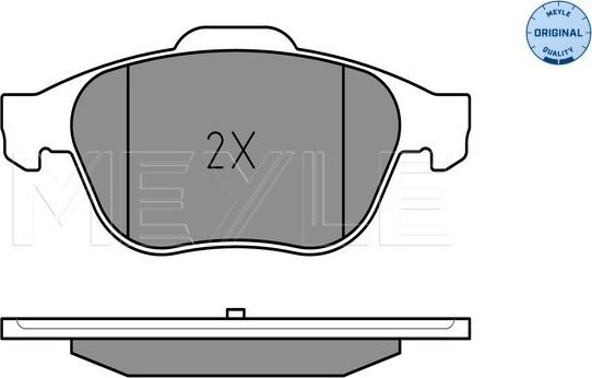 Meyle 025 245 3618 - Гальмівні колодки, дискові гальма autozip.com.ua