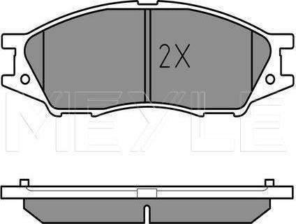 Meyle 025 246 4815/W - Гальмівні колодки, дискові гальма autozip.com.ua