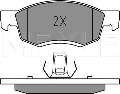 Meyle 025 246 7318 - Гальмівні колодки, дискові гальма autozip.com.ua