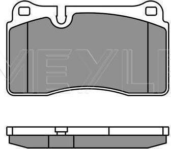 Meyle 025 240 9817 - Гальмівні колодки, дискові гальма autozip.com.ua