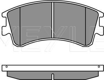 Meyle 025 240 4618/W - Гальмівні колодки, дискові гальма autozip.com.ua