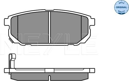 Meyle 025 240 5815/W - Гальмівні колодки, дискові гальма autozip.com.ua