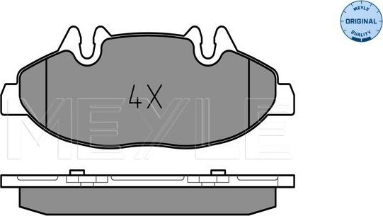 Meyle 025 240 0720 - Гальмівні колодки, дискові гальма autozip.com.ua