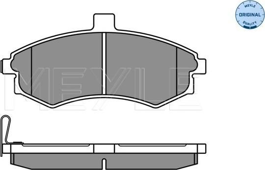 Meyle 025 240 3117/W - Гальмівні колодки, дискові гальма autozip.com.ua